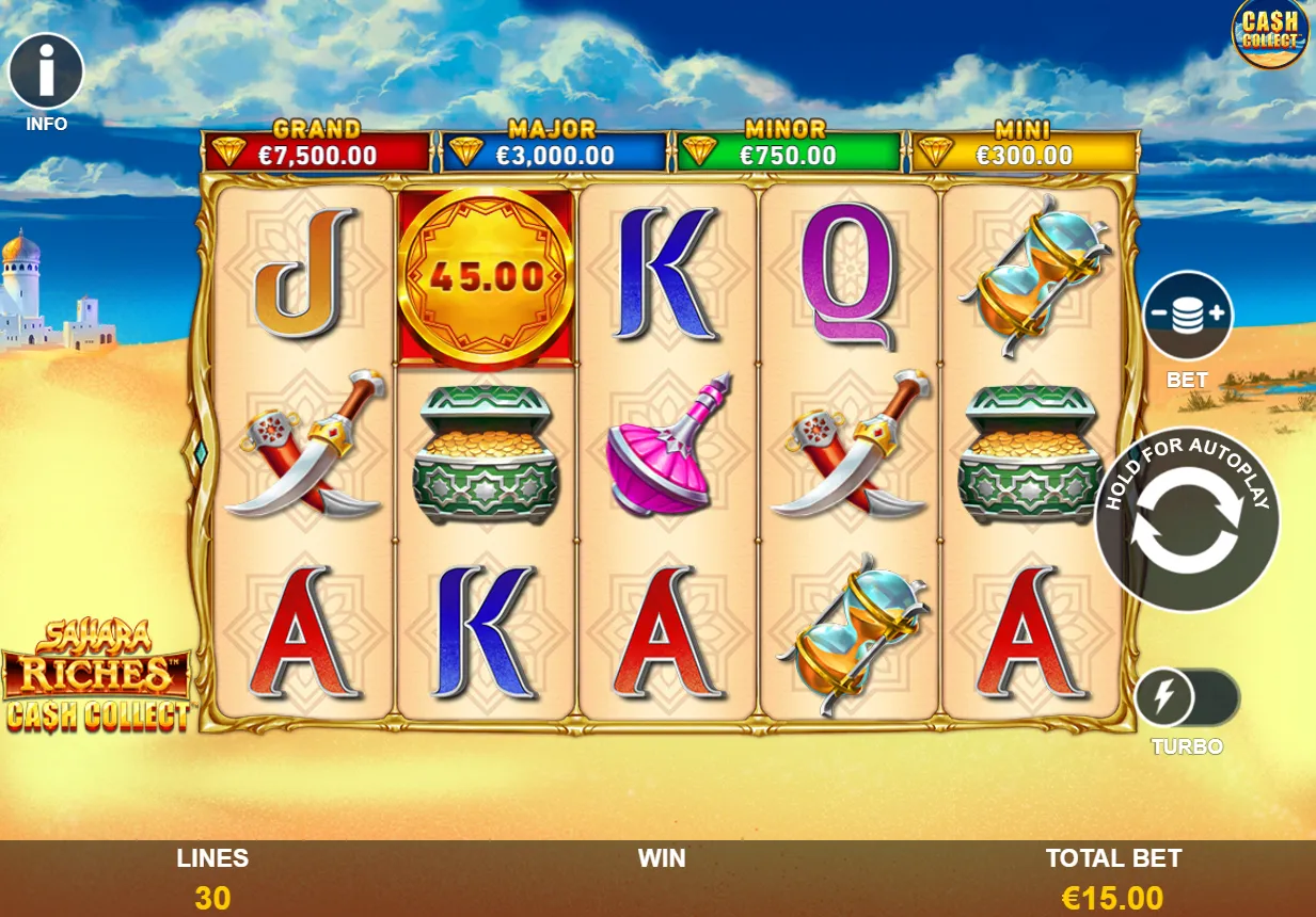 Sahara Riches Cash Collect demo
